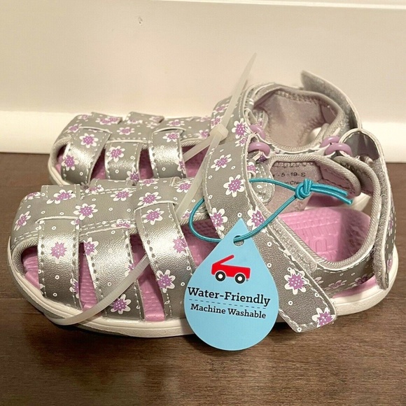 Kai Other - Kai Toddler Girls Silver Sandals NEW Size 10